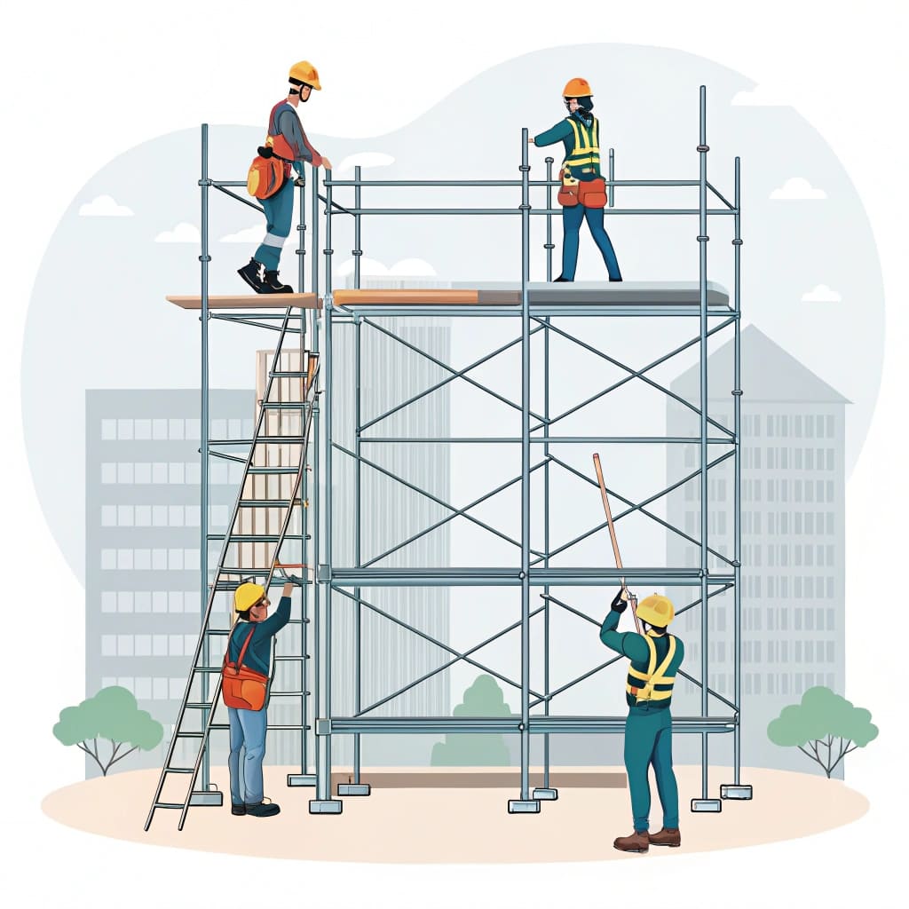 Different [types of scaffolding](https://www.foreverscaffolding.com/types-of-scaffolding-used-in-construction/)<sup id=